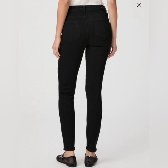 PAIGE - Black Verdugo Ankle Skinny Jeans Size 25 Black Shadow - Picture 3 of 10